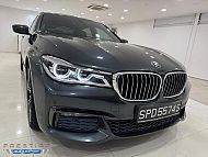 BMW 740LI M Sport Sunroof LED NAV HUD 2016 Grey Rear Screen